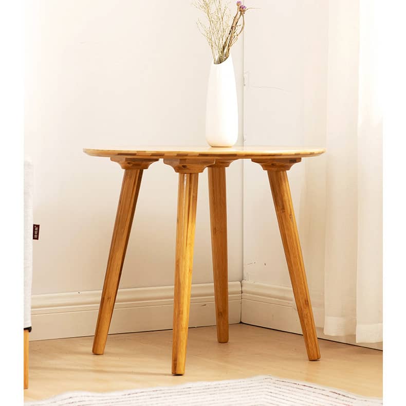 Elegant Bamboo Tea Table in Natural Wood Finish for Stylish Living Spaces hsl-17