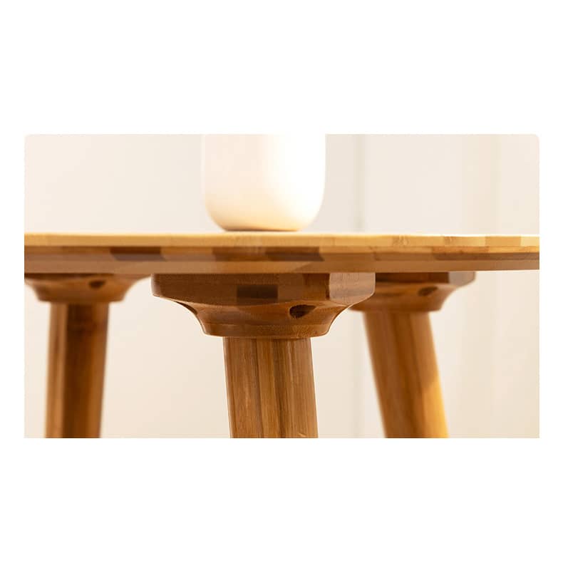 Elegant Bamboo Tea Table in Natural Wood Finish for Stylish Living Spaces hsl-17