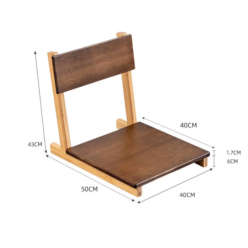 Premium Brown Bamboo Chair | Natural Wood Finish for Elegant Living Spaces hsl-394