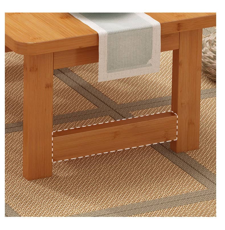 Stylish Dark Brown Bamboo Table – Perfect for Any Living Space hsl-68