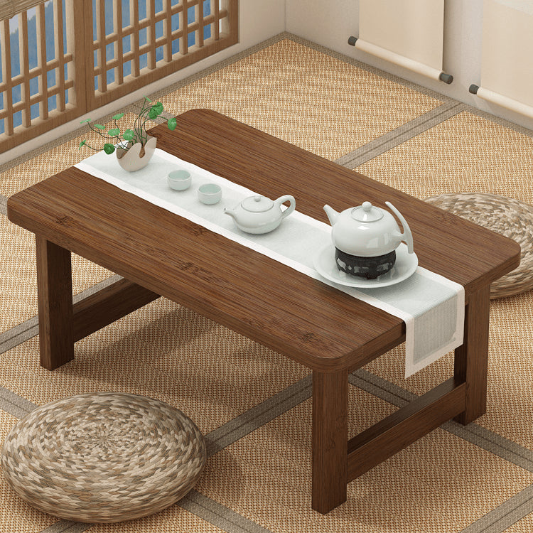 Stylish Dark Brown Bamboo Table – Perfect for Any Living Space hsl-68