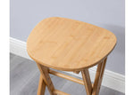 Stylish Natural Bamboo Wood Stool for Modern Interiors hsl-91