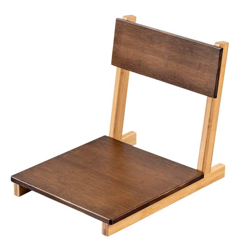 Elegant Dark Brown Bamboo Chair - Natural Wood Design for Stylish Living hsl-96