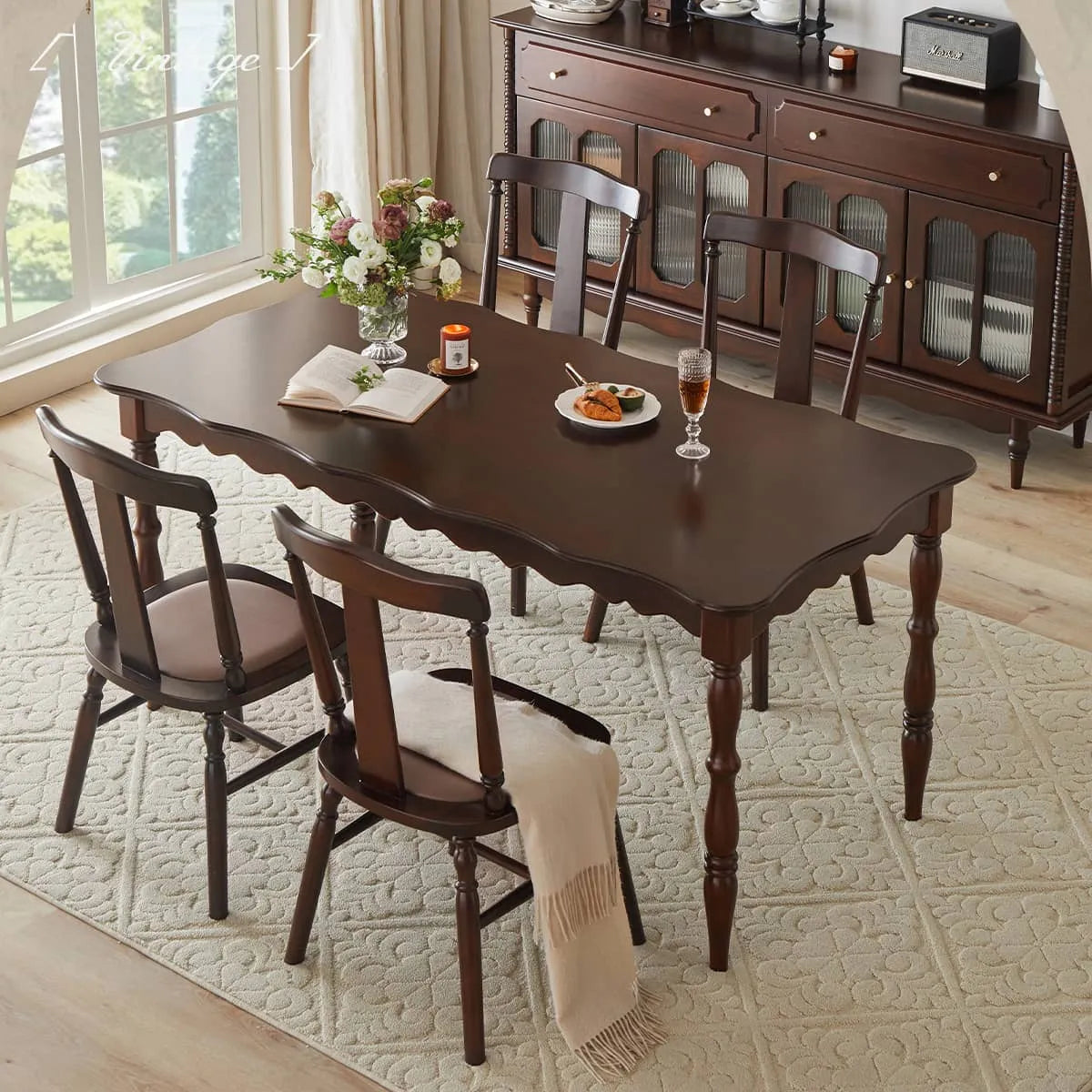 Exquisite Chinese Tulipwood Dining Table – Elegant Centerpiece for Your Home hsmjx-4158