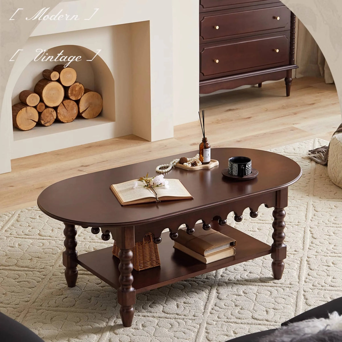 Elegant Coffee Table with Unique Craftsmanship in Chinese Tulipwood hsmjx-4159