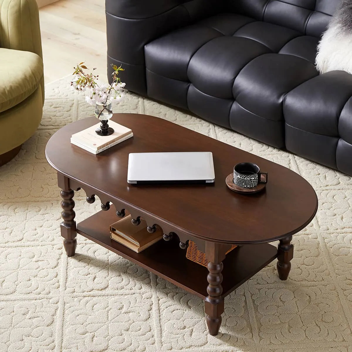 Elegant Coffee Table with Unique Craftsmanship in Chinese Tulipwood hsmjx-4159