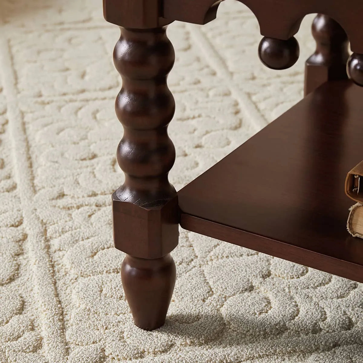 Elegant Coffee Table with Unique Craftsmanship in Chinese Tulipwood hsmjx-4159