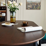 Stylish Red Oak Multi-Layer Board Dining Table for Modern Interiors hsmjx-4161