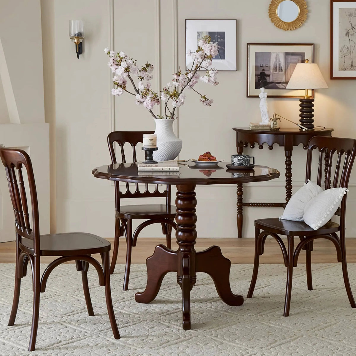 Elegant Dining Table Made from Luxurious Chinese Tulipwood - Perfect for Stylish Interiors hsmjx-4164