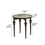 Elegant Chinese Tulipwood Coffee Table with Tempered Glass Top - Perfect for Stylish Living Rooms hsmjx-4167