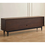 Mid-Century Modern TV Stand with Red Oak Multi-Layer Board - Stylish Storage Solution hsmjx-4169