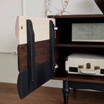 Mid-Century Modern TV Stand with Red Oak Multi-Layer Board - Stylish Storage Solution hsmjx-4169