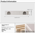 Stylish Modern TV Cabinet with Multi-Layer Board, Glass, and Stainless Steel Accents - Perfect for Living Room Décor hsms-4907