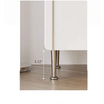 Modern Black Bedside Cupboard - Multi-Layer Board & Stainless Steel Legs - Stylish Nightstand for Any Bedroom hsms-4908