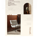 Stylish Red Oak Armchair with Down Stuffing Cotton-Ramie Upholstery - Modern Comfort for Your Home hsms-4913