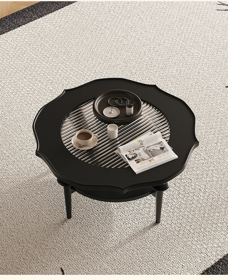 Elegant Glass Tea Table with Modern Design - Perfect for Living Room Décor! hsms-4915