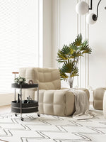 Stylish Solid Wood & Stainless Steel Bar Cart with Synthetic Leather Trim – Perfect for Entertaining and Home Decor hsms-4916