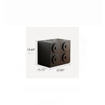 Stylish Multi-Layer Board Cabinet with Unique Circular Design - Modern Storage Solution for Your Home hsms-4925