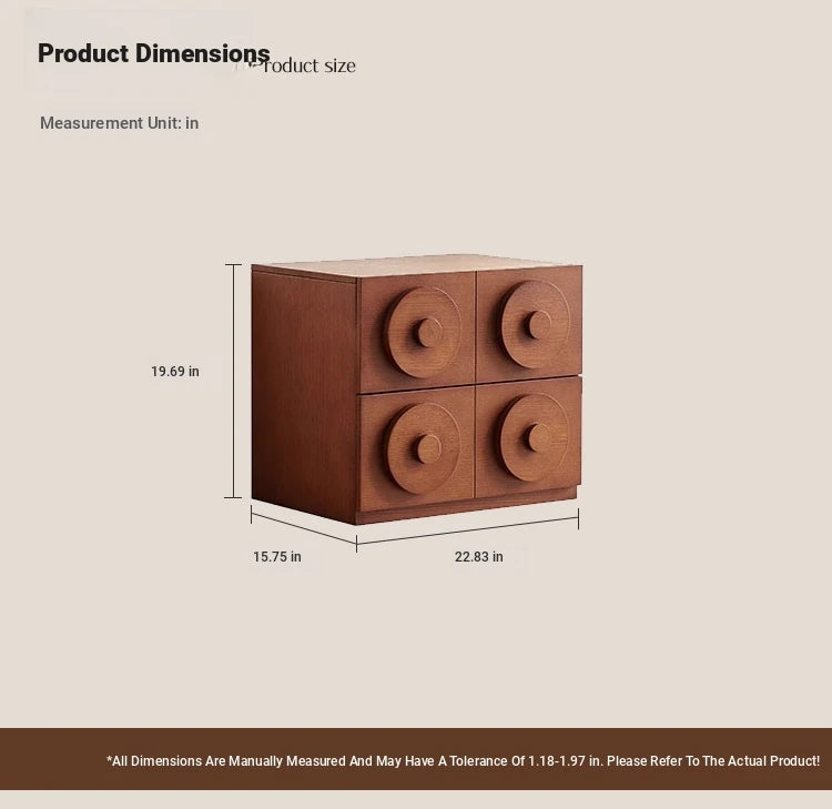Stylish Multi-Layer Board Cabinet with Unique Circular Design - Modern Storage Solution for Your Home hsms-4925