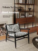 Stylish Ash Wood Accent Chair with Cowhide Leather Cushion - Perfect for Modern Living Rooms! hsms-4926