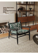 Stylish Ash Wood Accent Chair with Cowhide Leather Cushion - Perfect for Modern Living Rooms! hsms-4926