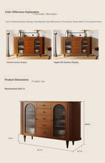 Elegant Multi-Layer Board Cabinet with Glass Doors and Stylish Design – Perfect for Modern Home Décor hsms-4928