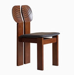 Stylish Ash Wood Chair with PU Leather Seat - Modern Design for Any Space hsms-4934
