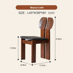 Stylish Ash Wood Chair with PU Leather Seat - Modern Design for Any Space hsms-4934