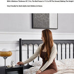 Stylish Red Oak Pine Bed Frame with Elegant Headboard – Perfect Blend of Comfort and Chic Design for Your Bedroom hsxz-2157