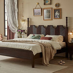 Elegant Solid Wood Bed - Multi-Layer Board Chinese Fir Frame for Stylish Bedrooms hsxz-2158