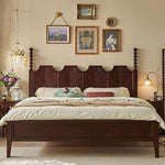 Elegant Solid Wood Bed - Multi-Layer Board Chinese Fir Frame for Stylish Bedrooms hsxz-2158