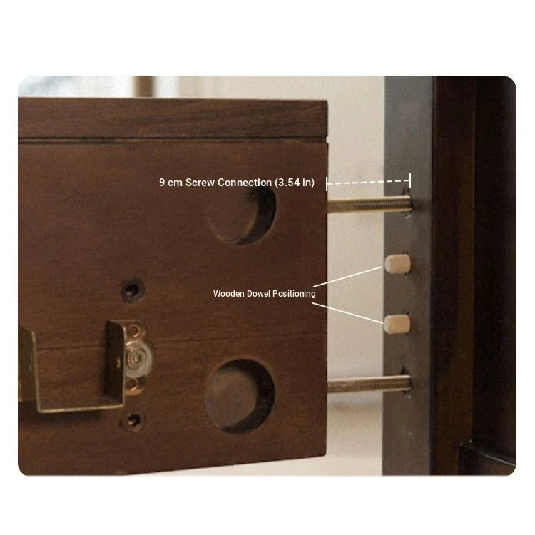 Elegant Solid Wood Bed - Multi-Layer Board Chinese Fir Frame for Stylish Bedrooms hsxz-2158