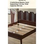 Elegant Solid Wood Bed - Multi-Layer Board Chinese Fir Frame for Stylish Bedrooms hsxz-2158
