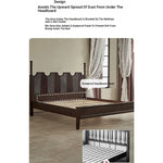 Elegant Solid Wood Bed - Multi-Layer Board Chinese Fir Frame for Stylish Bedrooms hsxz-2158