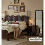 Elegant Solid Wood Bed - Multi-Layer Board Chinese Fir Frame for Stylish Bedrooms hsxz-2158