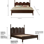 Elegant Solid Wood Bed - Multi-Layer Board Chinese Fir Frame for Stylish Bedrooms hsxz-2158