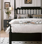 Stylish Red Oak & Pine Bed Frame - Modern Design for Your Bedroom Sanctuary hsxz-2159