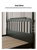 Stylish Red Oak & Pine Bed Frame - Modern Design for Your Bedroom Sanctuary hsxz-2159
