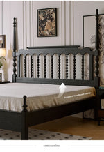 Stylish Red Oak & Pine Bed Frame - Modern Design for Your Bedroom Sanctuary hsxz-2159