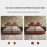 Elegant Ash Wood and Cherry Wood Upholstered Bed with Spacious Foam Mattress and Stylish Storage Drawers hsxz-2160