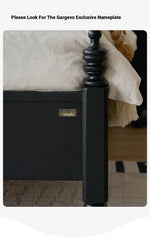 Elegant Red Oak Solid Wood Bed with Suede and Foam Comfort - Modern Multi-Layer Design for Stylish Bedrooms hsxz-2162