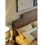 Elegant Solid Red Oak Bed Frame - Sturdy Design with Long Planks, No Splicing for Ultimate Comfort hsxz-2163