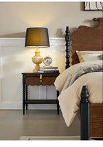 Elegant Solid Red Oak Bed Frame - Sturdy Design with Long Planks, No Splicing for Ultimate Comfort hsxz-2163