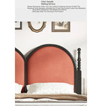 Stylish Pile Fabric Bed with Elegant Ash Wood Frame - Cozy Foam and Pine Design for Ultimate Comfort hsxz-2166