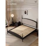 Stylish Cotton-Ramie Bed with Ash Wood Frame and Luxurious Foam Comfort – Perfect for Your Bedroom! hsxz-2168