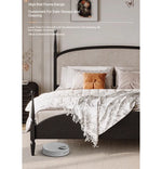 Stylish Cotton-Ramie Bed with Ash Wood Frame and Luxurious Foam Comfort – Perfect for Your Bedroom! hsxz-2168