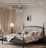 Stylish Cotton-Ramie Bed with Ash Wood Frame and Luxurious Foam Comfort – Perfect for Your Bedroom! hsxz-2168