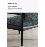 Stylish Solid Wood Chair with Cozy Cotton-Ramie Cushion - Modern Ash Wood Accent Seat for Living Room or Office hsxz-2173