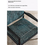 Stylish Solid Wood Chair with Cozy Cotton-Ramie Cushion - Modern Ash Wood Accent Seat for Living Room or Office hsxz-2173