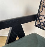 Stylish Foam Upholstered Armchair with Ash Wood Frame - Modern Pile Fabric Accent Chair hsxz-2175